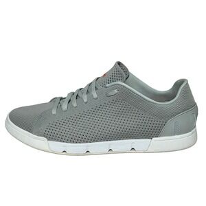 SWIMS Breeze Tennis Knit Gray Sneakers Men US 9 Athletic Shoes